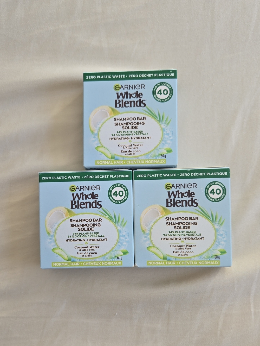 Garnier Whole Blends Coconut Water Hydrating Shampoo Bar